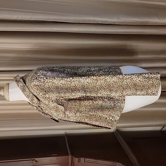 David Paul New York Button Up Jacket Petite Medium - Picture 4 of 7